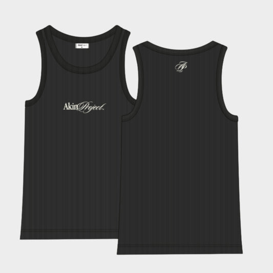 Ribbed Tank (Black)